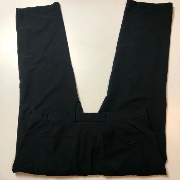 Nike Dri Fit Black Golf Pants Size 40 - Picture 3 of 4